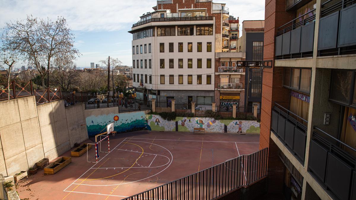 Vista del Hotel Aristol desde el colegio Mas Casanovas.