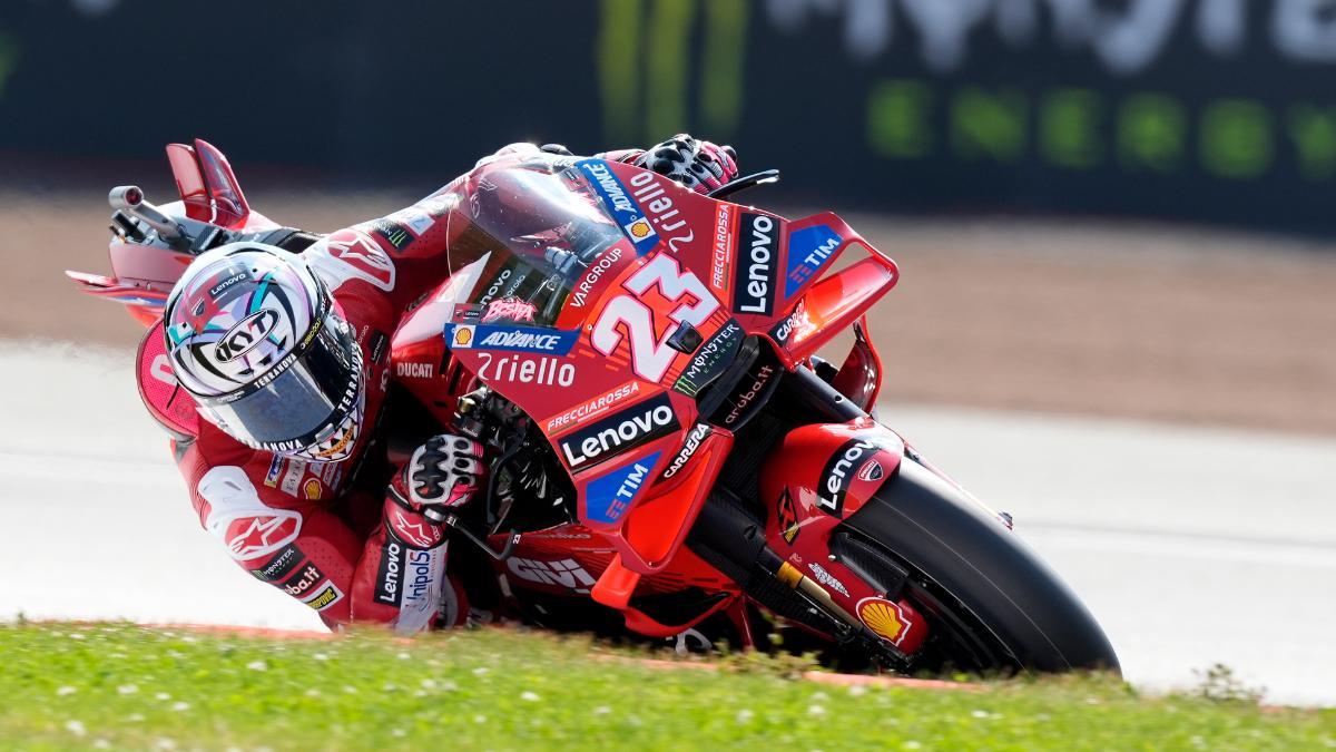 Enea Bastianini, en el Circuito de Silverstone