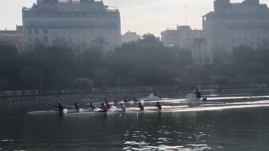 El equipo de K4 retoma los entrenamientos en Sevilla