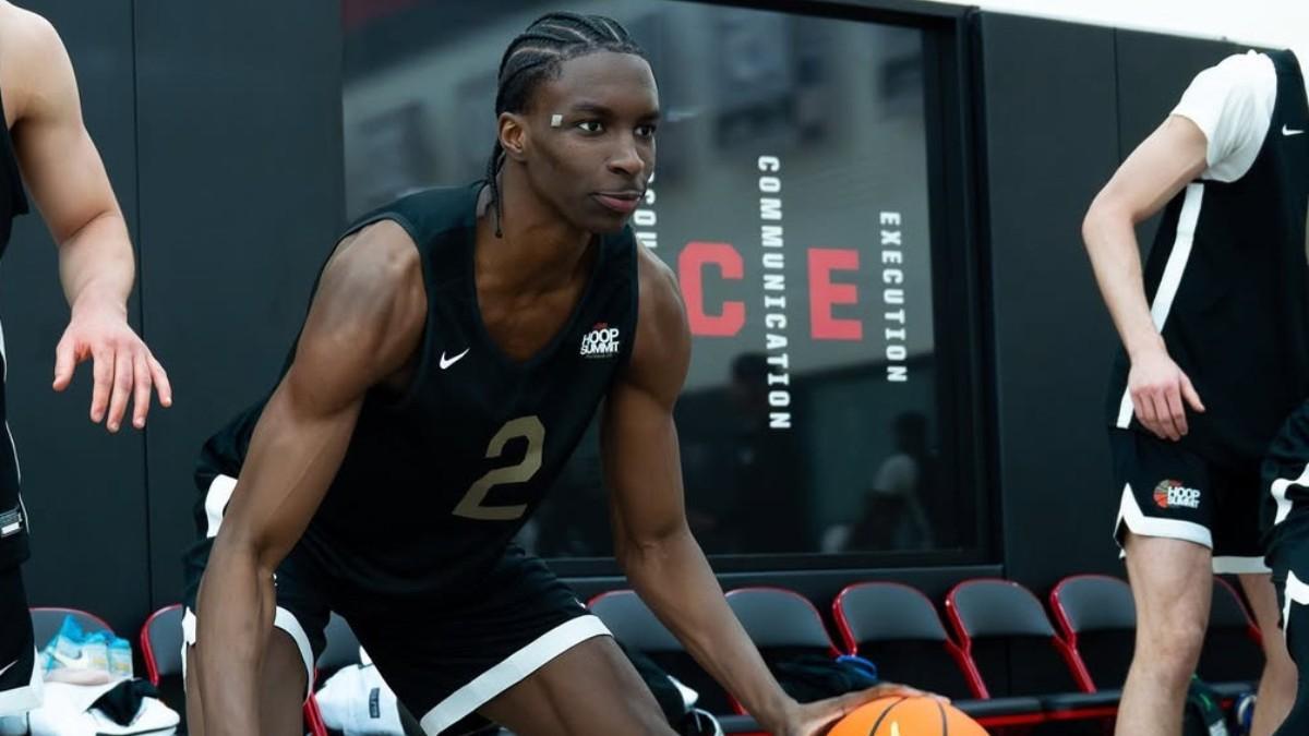 Give me Sarr, in one of the first training prior to Nike Hoop Summit