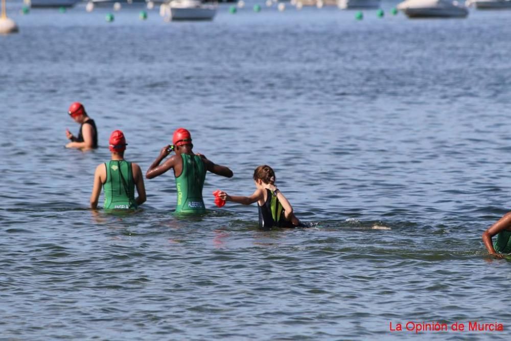 Final de triatlón de Deporte en Edad Escolar