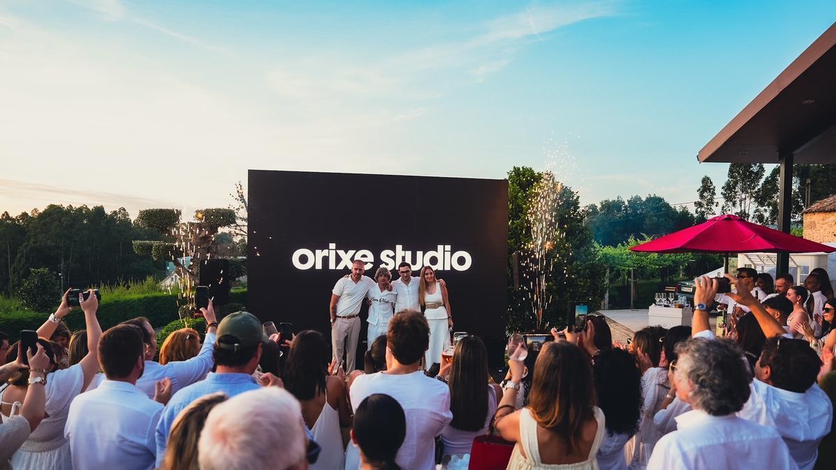 Presentación del proyecto tecnológico, un debut que tuvo lugar en Sanxenxo.