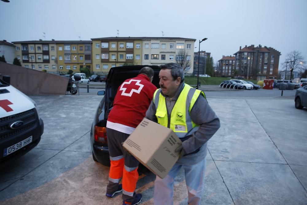 La Tejerona (Gijón) preparado para los "sin techo"