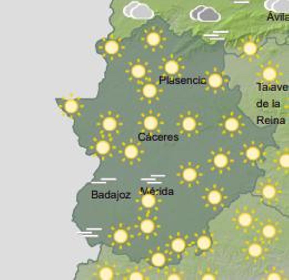 Predicción Metereológica del Viernes, día 13