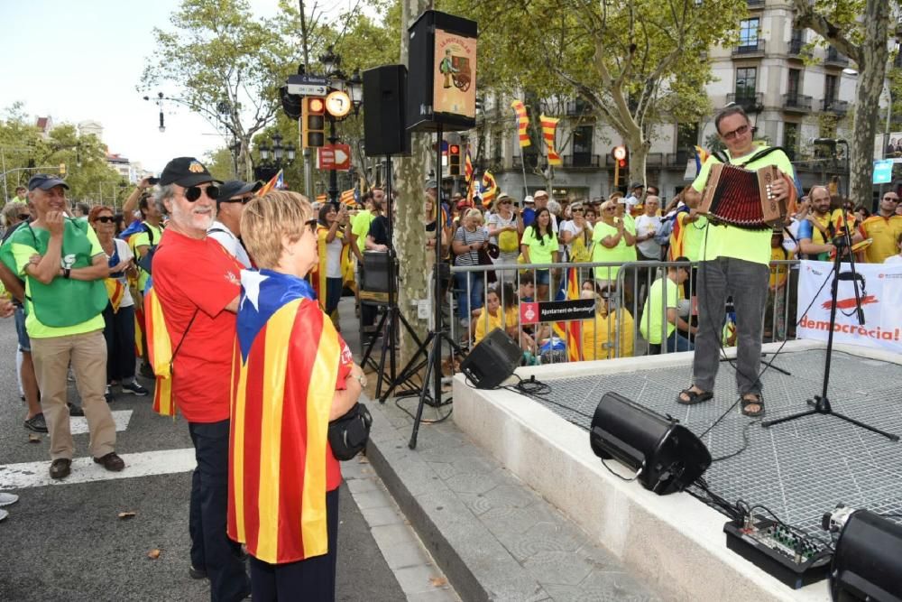 Bagencs a la concentració de Barcelona.