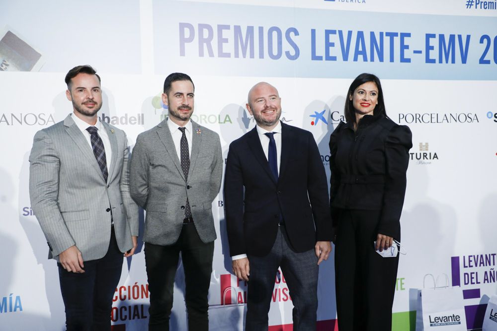 Photocall de los invitados a la gala de los Premios Levante-EMV 2021