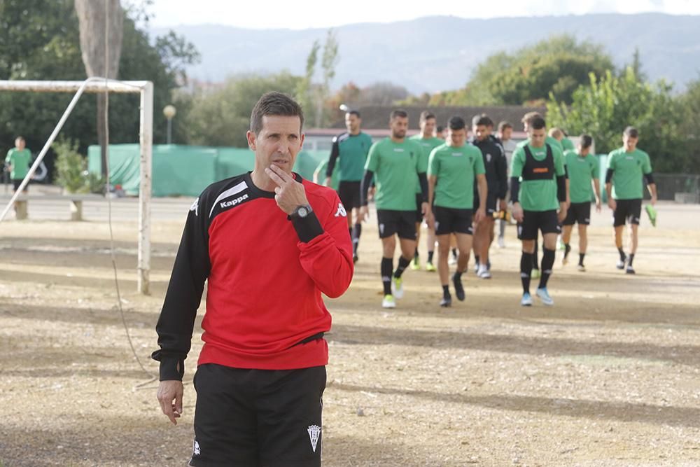 Primera jornada de Juan Merino como entrenador del Córdoba CF.