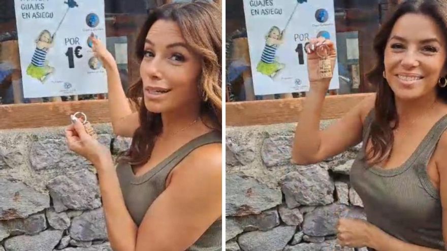 Eva Longoria apoya en Asturias una curiosa iniciativa en favor de los niños de un pueblo ejemplar