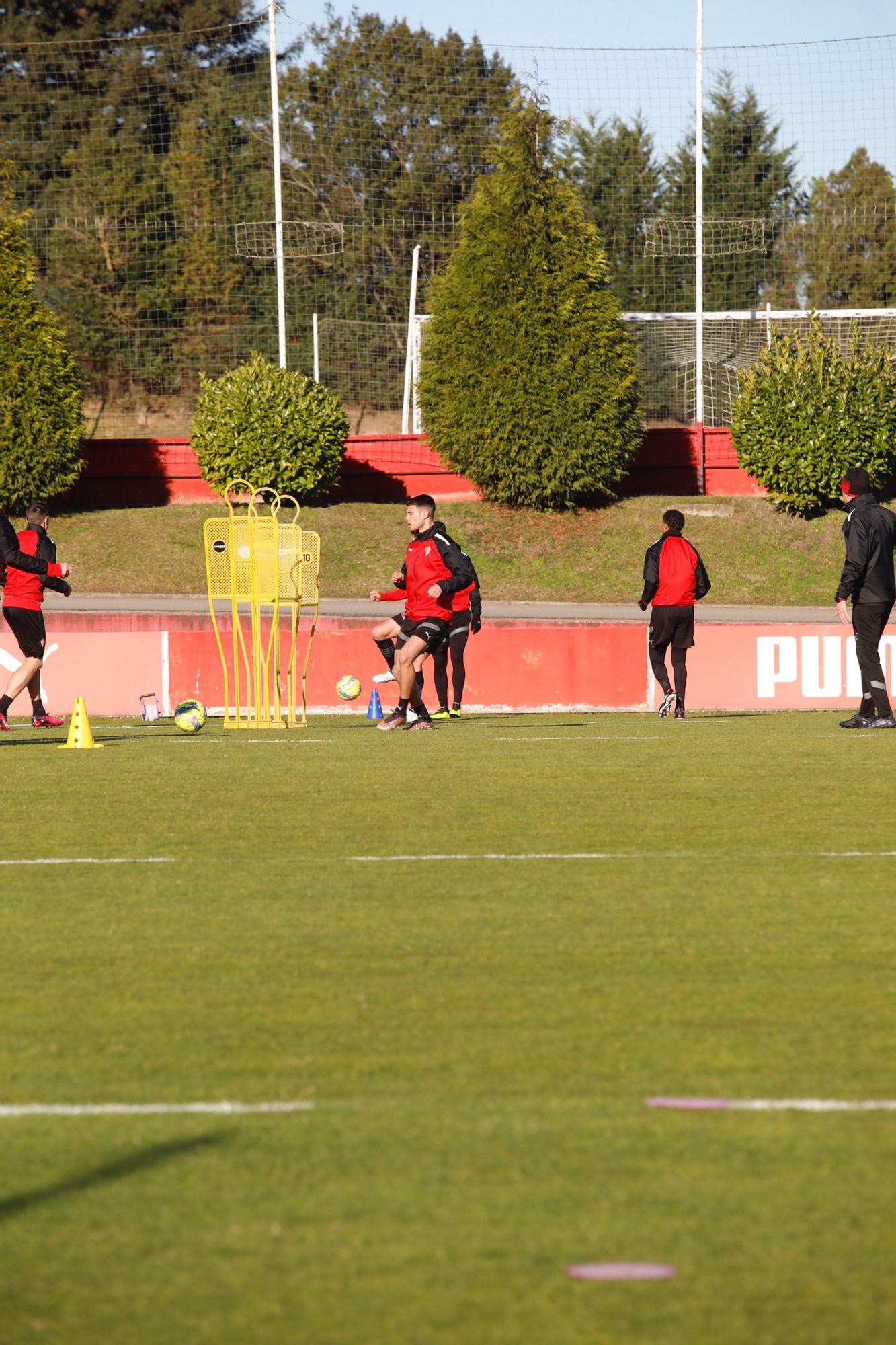 EN IMÁGENES: Así fue el entrenamiento del Sporting