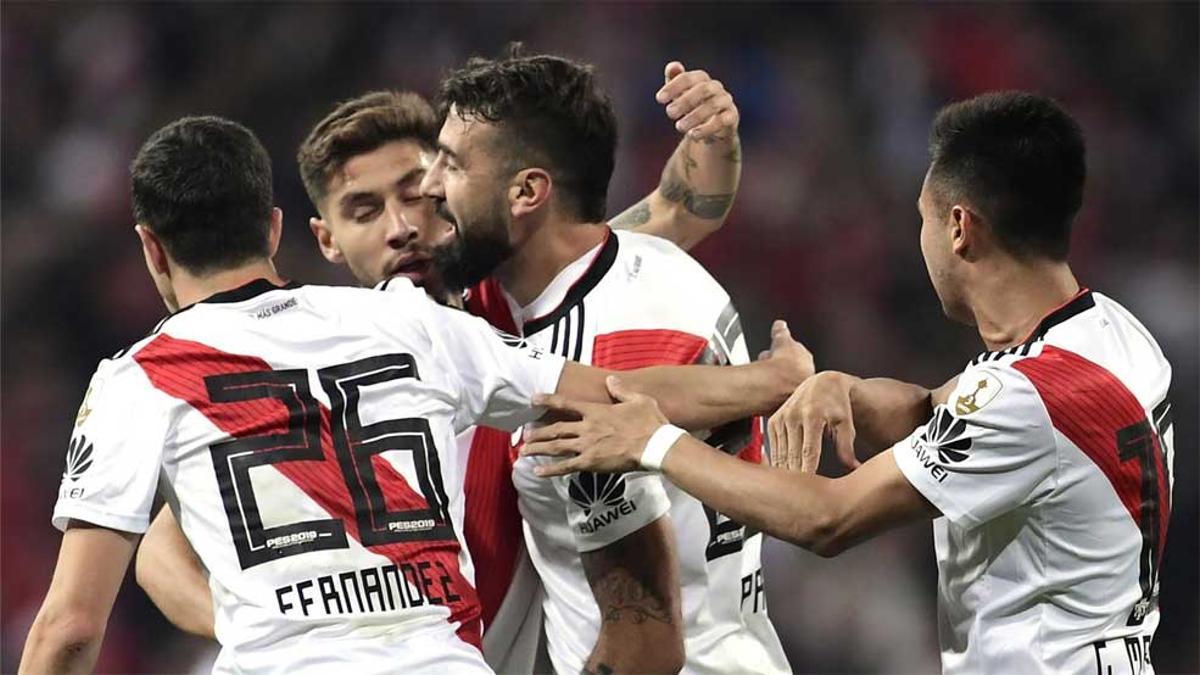 Imagen de un partido de River Plate.