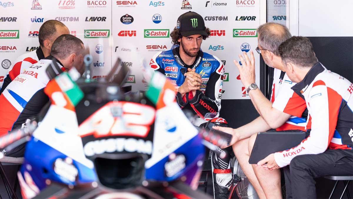 Álex Rins espera volver al box del LCR Honda este fin de semana en Motegi Álex Rins espera volver al box del LCR Honda este fin de semana en Motegi