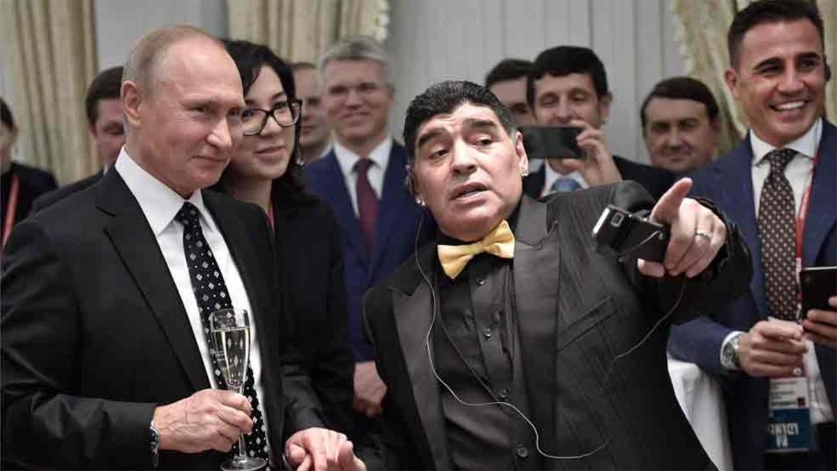 Maradona criticó a Donald Trump, presidente de los Estados Unidos