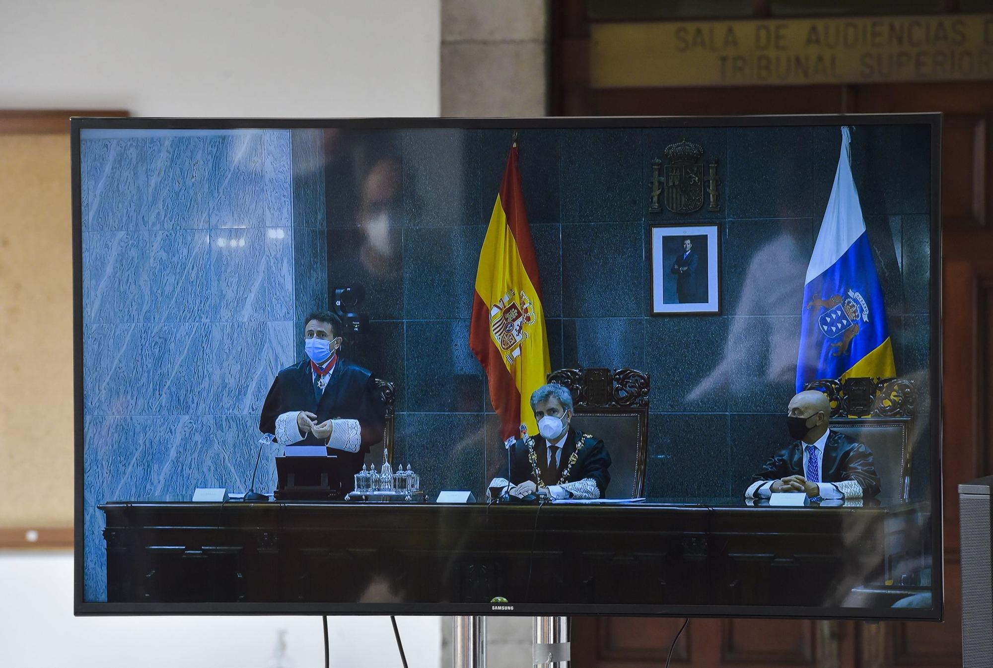 Toma de posesión del nuevo presidente del Tribunal Superior de Justicia de Canarias, Juan Luis Lorenzo Bragado