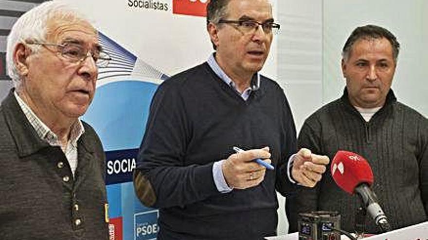 Miguel Lozano, Antonio Plaza y Miguel Lozano.