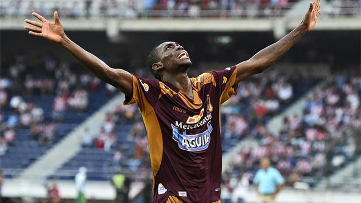 Delgado, jugador del Tolima.