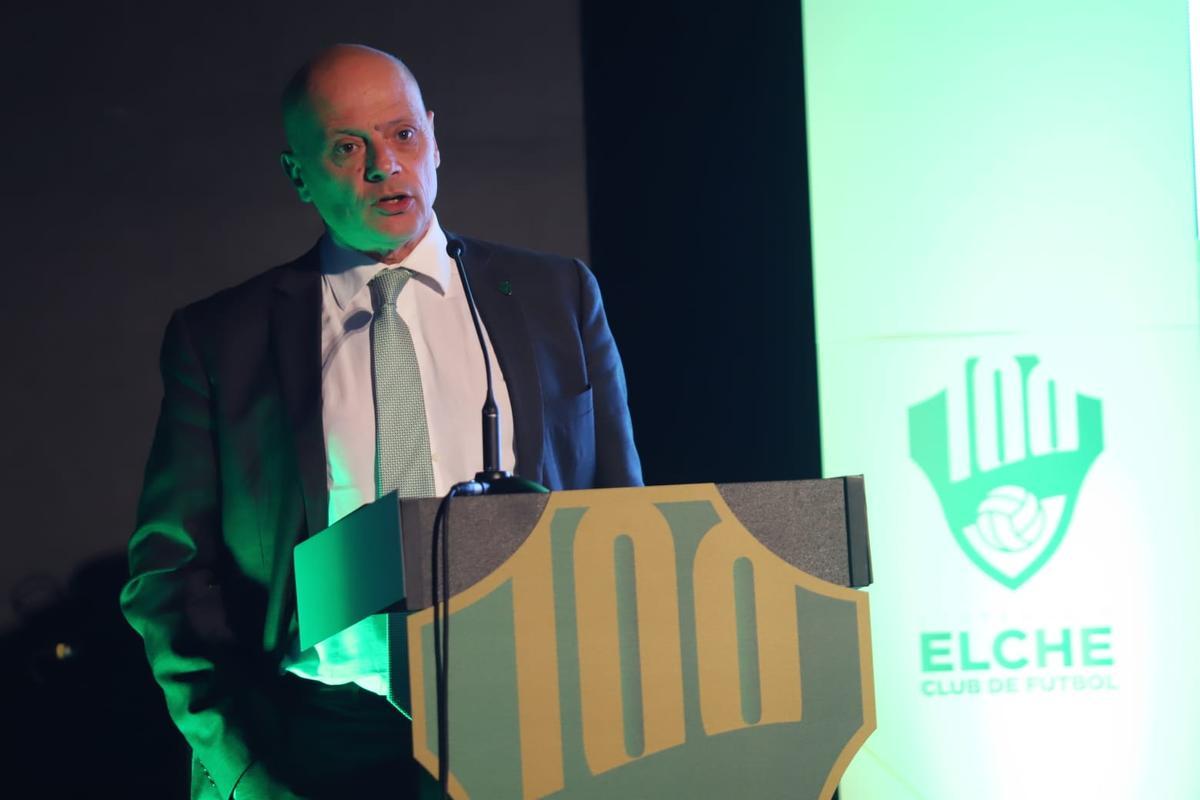 El presidente del Elche Joaquín Buitrago