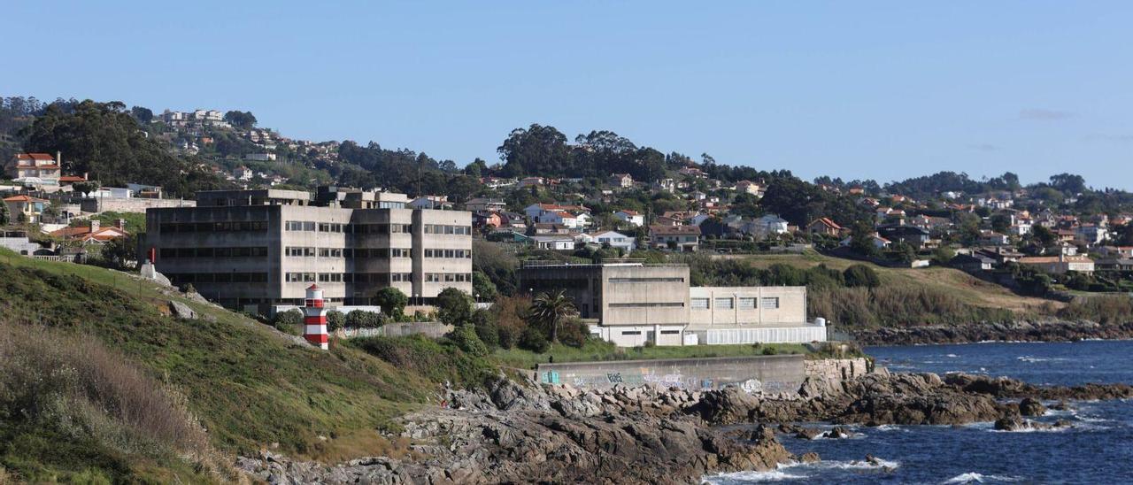 Vista general de las instalaciones del Centro Oceanográfico de Vigo, en Cabo Estai.