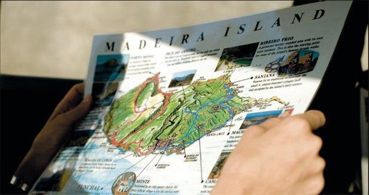 La orografía de Madeira, situada en el Atlántico oriental, está marcada
por el carácter volcáni