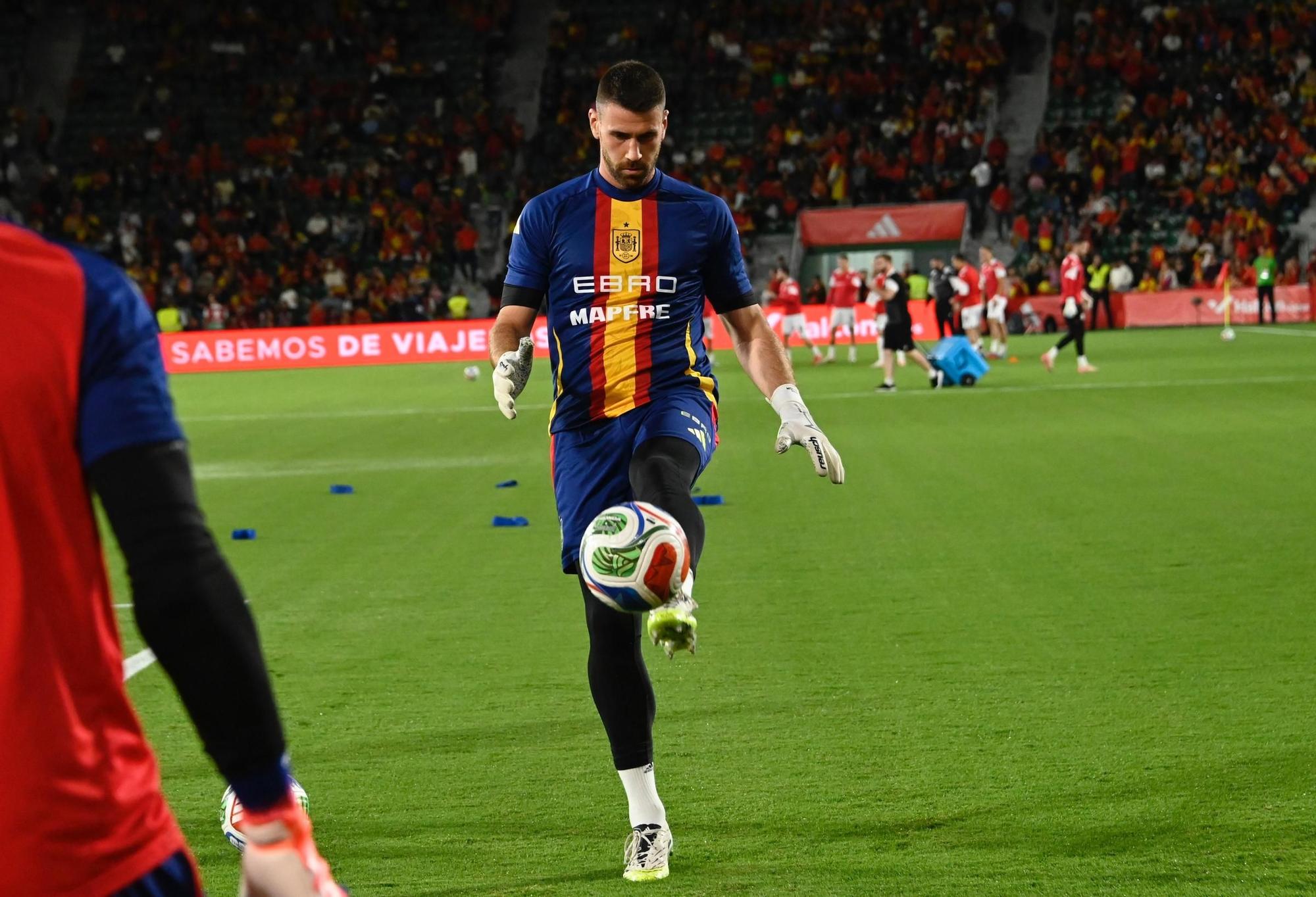 España - Georgia, en imágenes