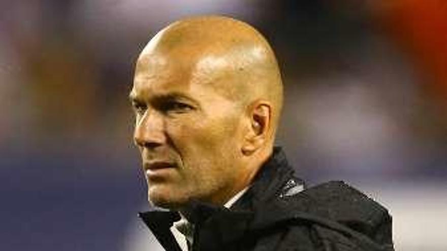 Zidane, técnico del Madrid.