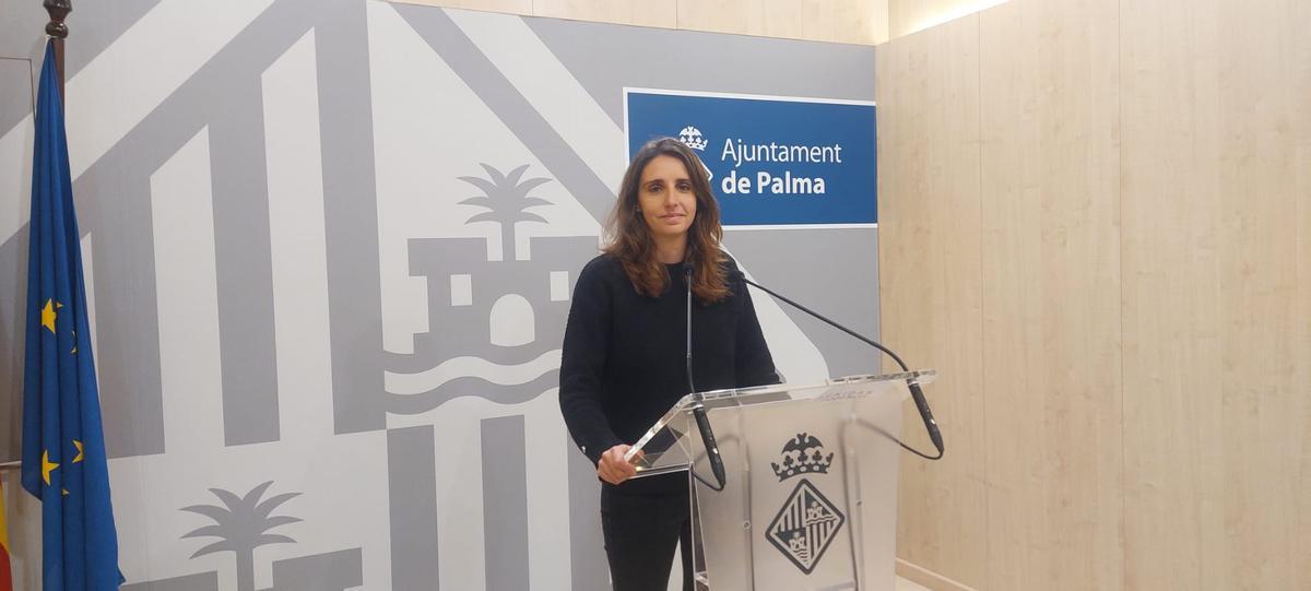 Lucía Muñoz, portavoz de Podemos en Palma.