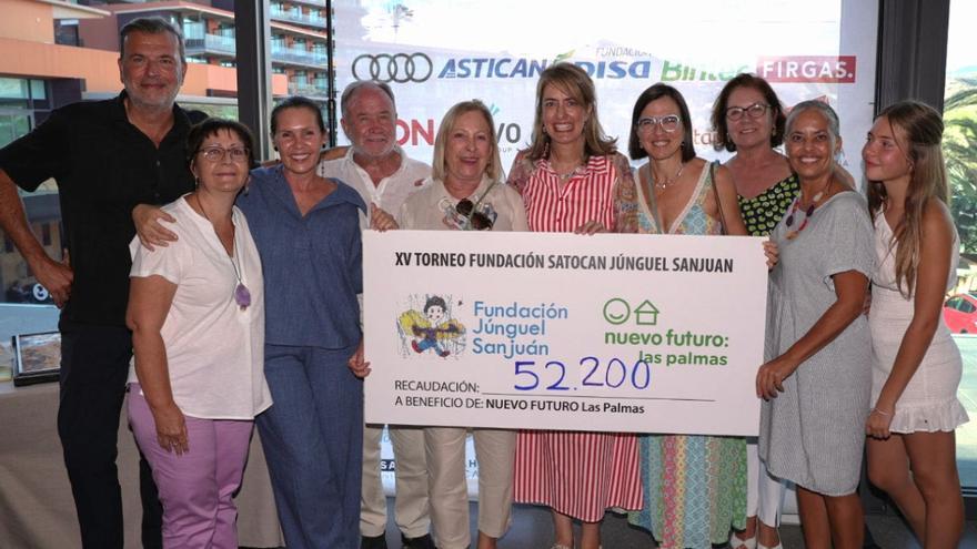 El XV Torneo de Golf de la Fundación Satocan Júnguel Sanjuán recauda más de 52 mil euros para Nuevo Futuro Las Palmas