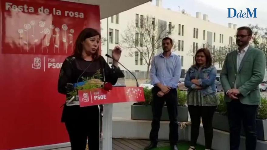 Armengol: "Los socialistas de Baleares siempre hemos defendido que había que votar no a Rajoy"