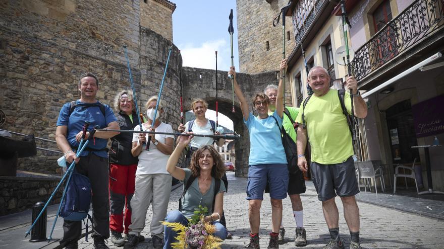 El Camino asturiano, lleno en agosto