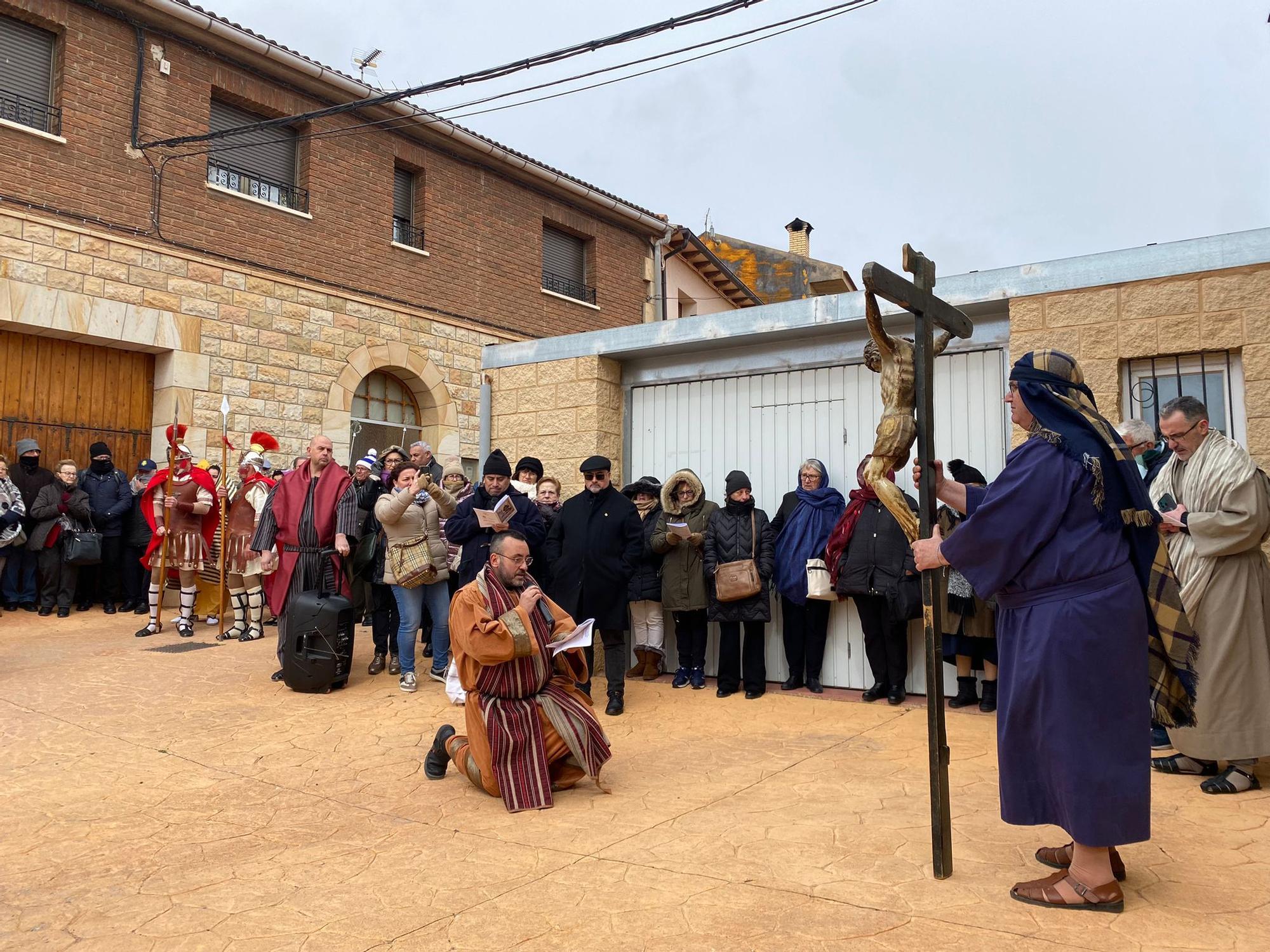 Las imágenes de la peregrinación cuaresmal de Vila-real a Torrehermosa, localidad natal de Sant Pasqual