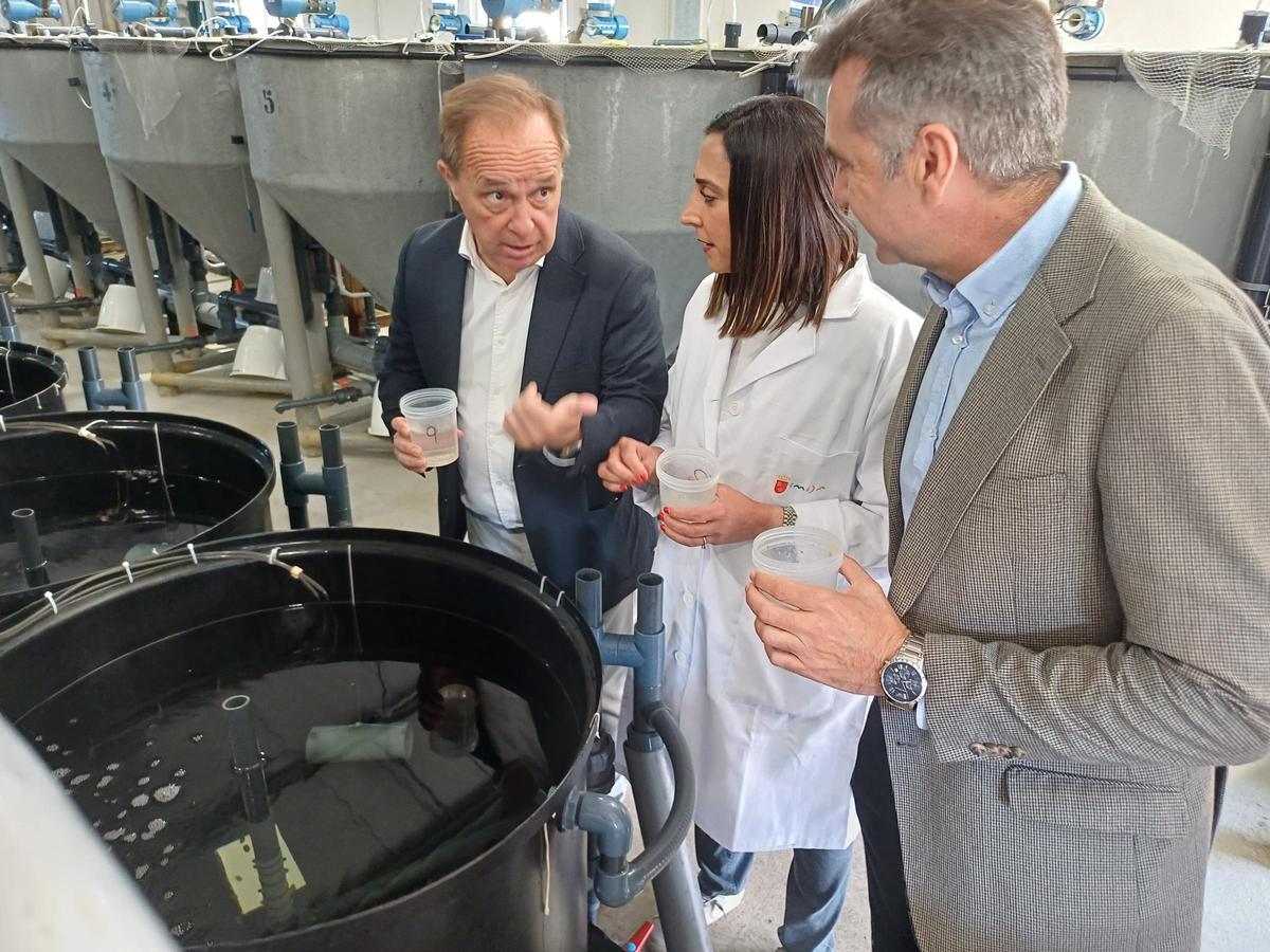 La consejera Sara Rubira, junto al director del Imida, Andrés Antonio Martínez.