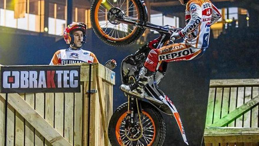 Toni Bou va manar al Palau Sant Jordi davant d&#039;Adam Raga