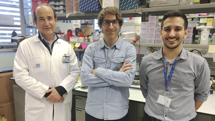 Antoni Celià-Terrassa, en el centro, junto a otros de los investigadores del IMIM.