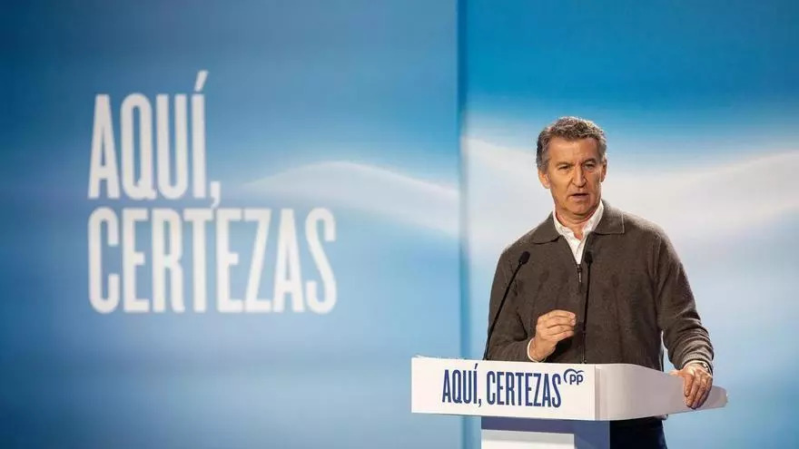 Feijóo dice que Vox estafa a sus votantes y busca el bloqueo en Castilla y León