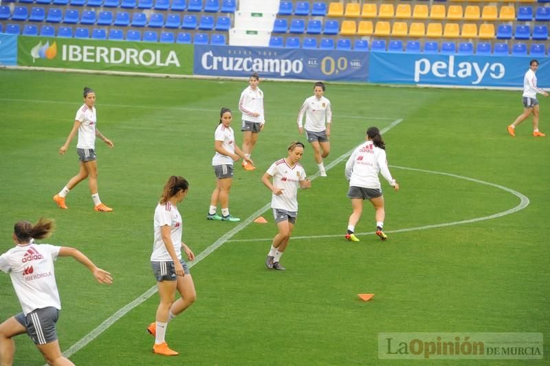Entrenamiento de la Selección Española de fútbol femenina