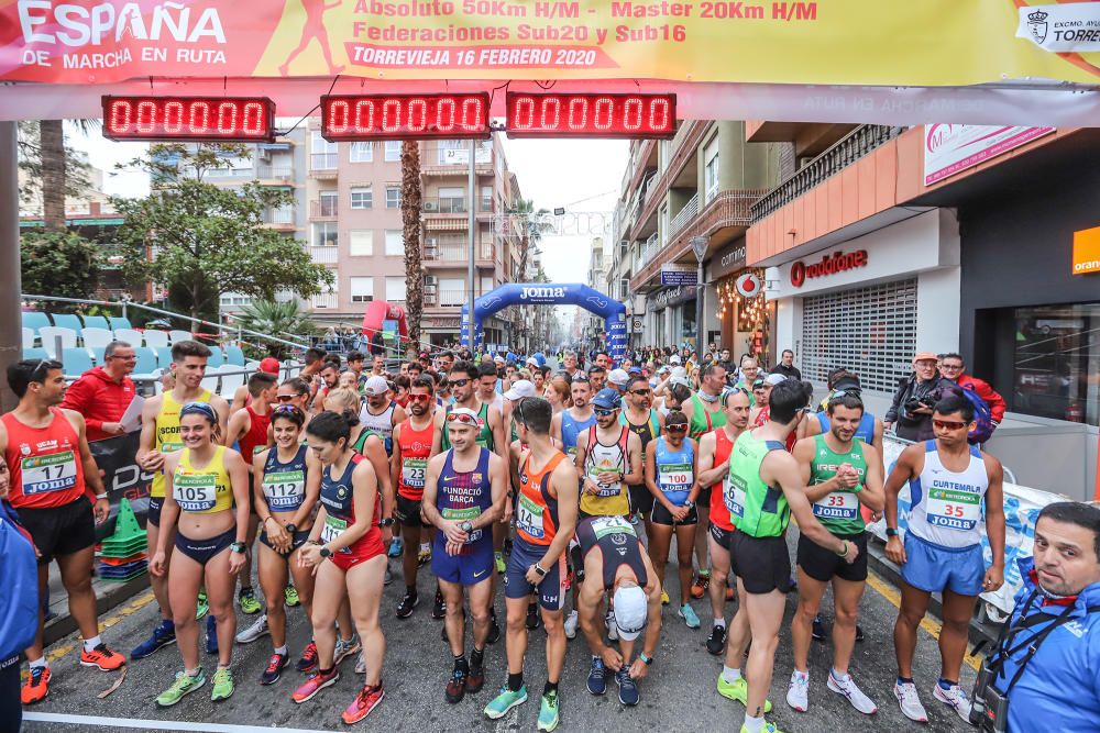 Iván Pajuelo y Mar Juárez, los últimos campeones de España de 50 km marcha