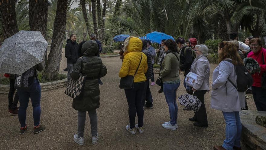 Turistas este invierno en Elche