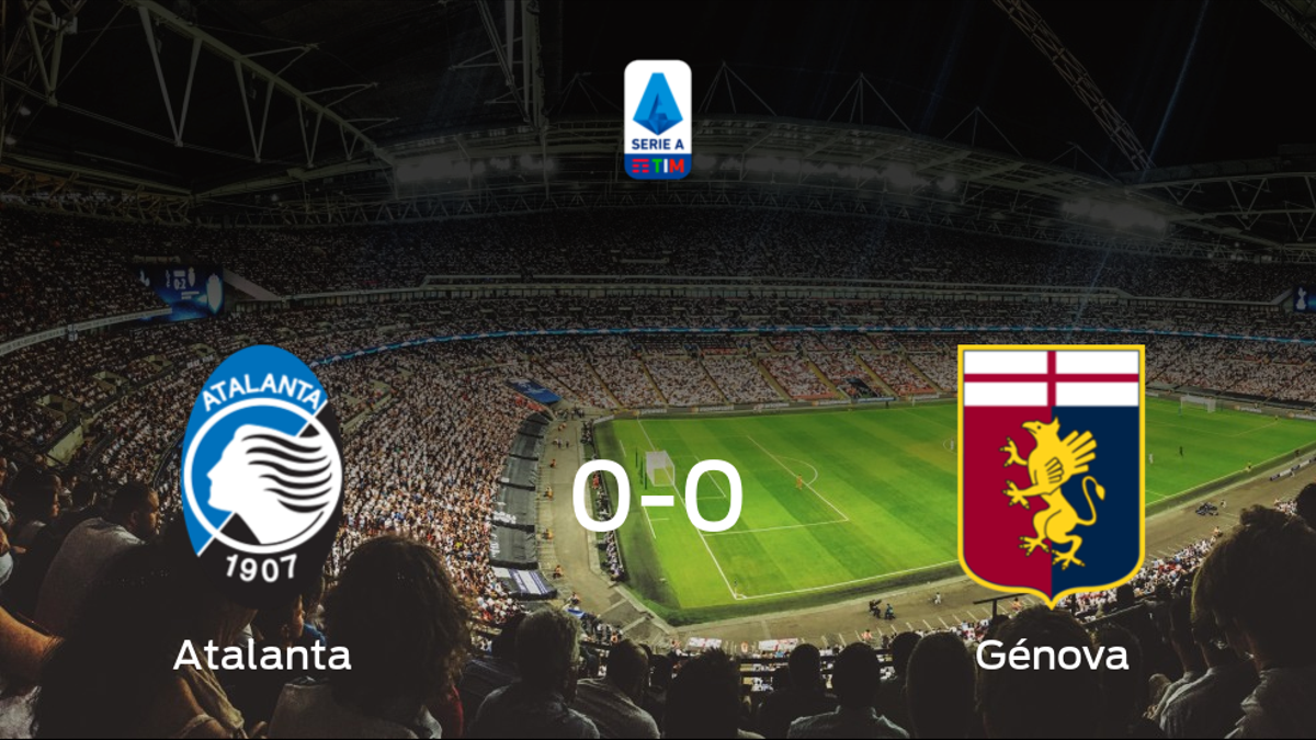 El Atalanta y el Génova no encuentran el gol y se reparten los puntos (0-0)