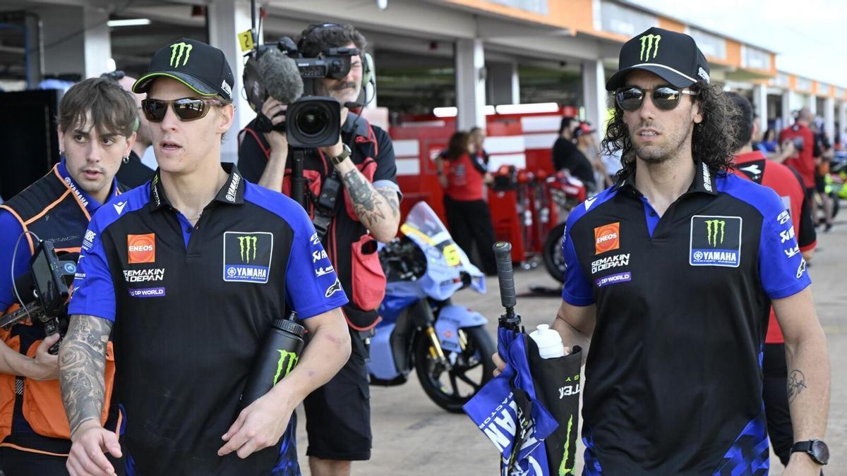 Quartararo y Rins abandonarán Yamaha a finales de 2026.