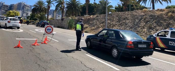 Coronavirus en Canarias | Continúan los controles en la capital para evitar desplazamientos innecesarios