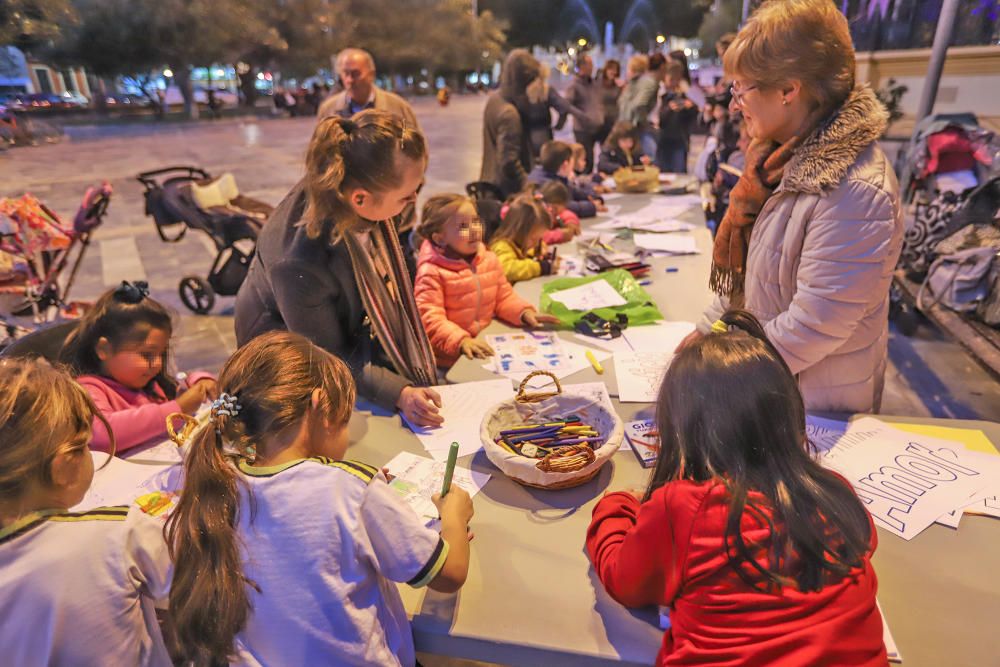 Marcha contra la violencia de género en Orihuela