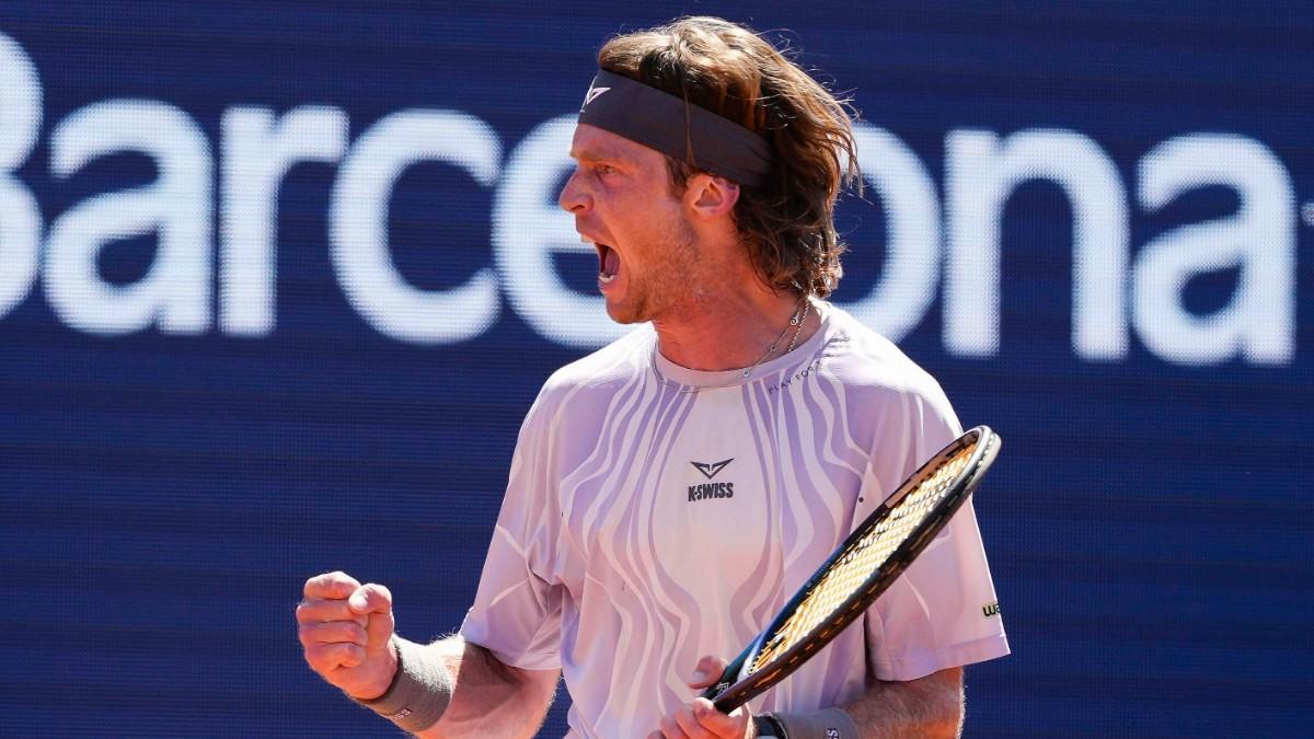 Andrey Rublev, en el Barcelona Open