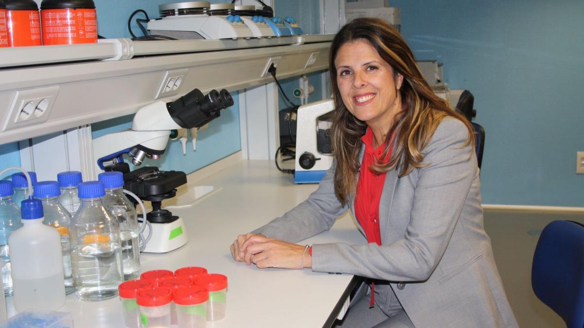 La profesora de Enfermería del CEU Noelia Rodríguez, autora de la investigación galardonada con el «Premio al mejor artículo científico relacionado con la vacunación de la gripe». | INFORMACIÓN