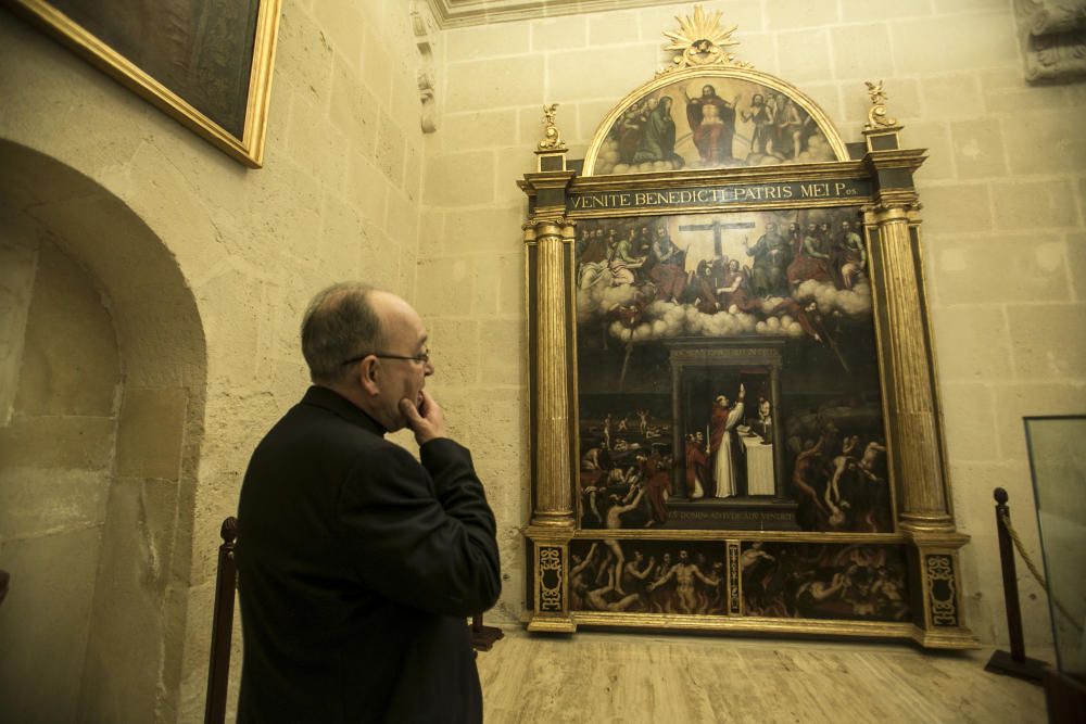 «El retablo de las ánimas», el cuadro más antiguo