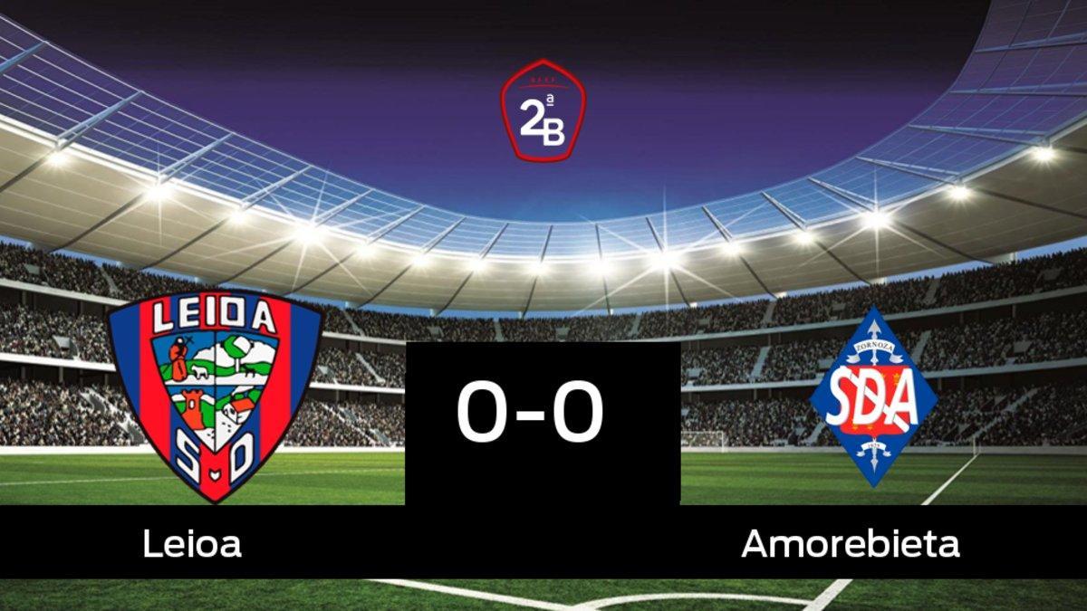El Leioa no pudo conseguir la victoria frente al Amorebieta (0-0)