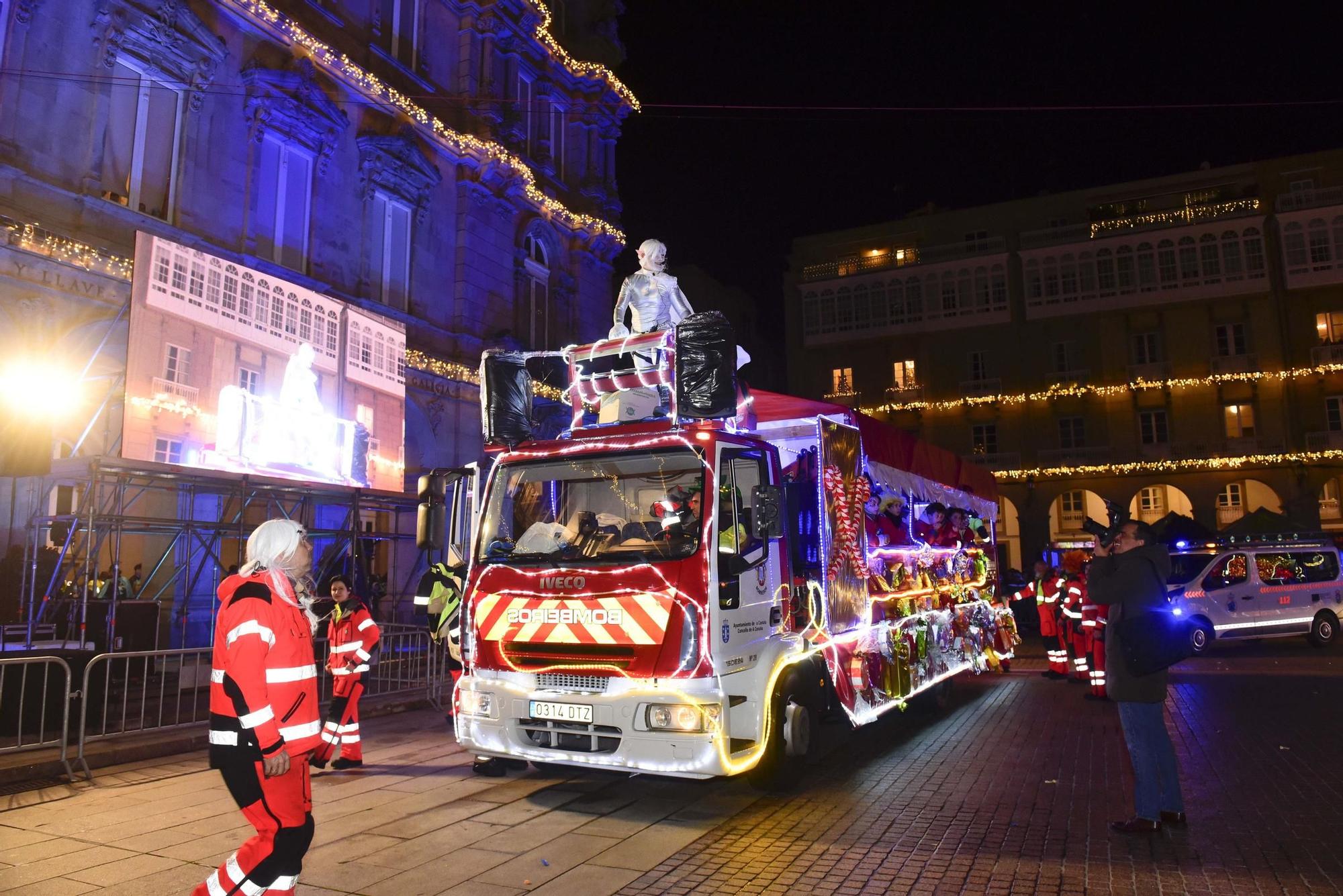 La llegada de los Reyes Magos a María Pita