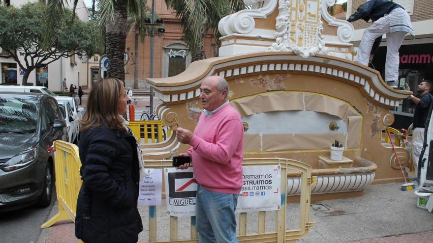 La Fuente del Señor de Benicàssim recupera su estética histórica