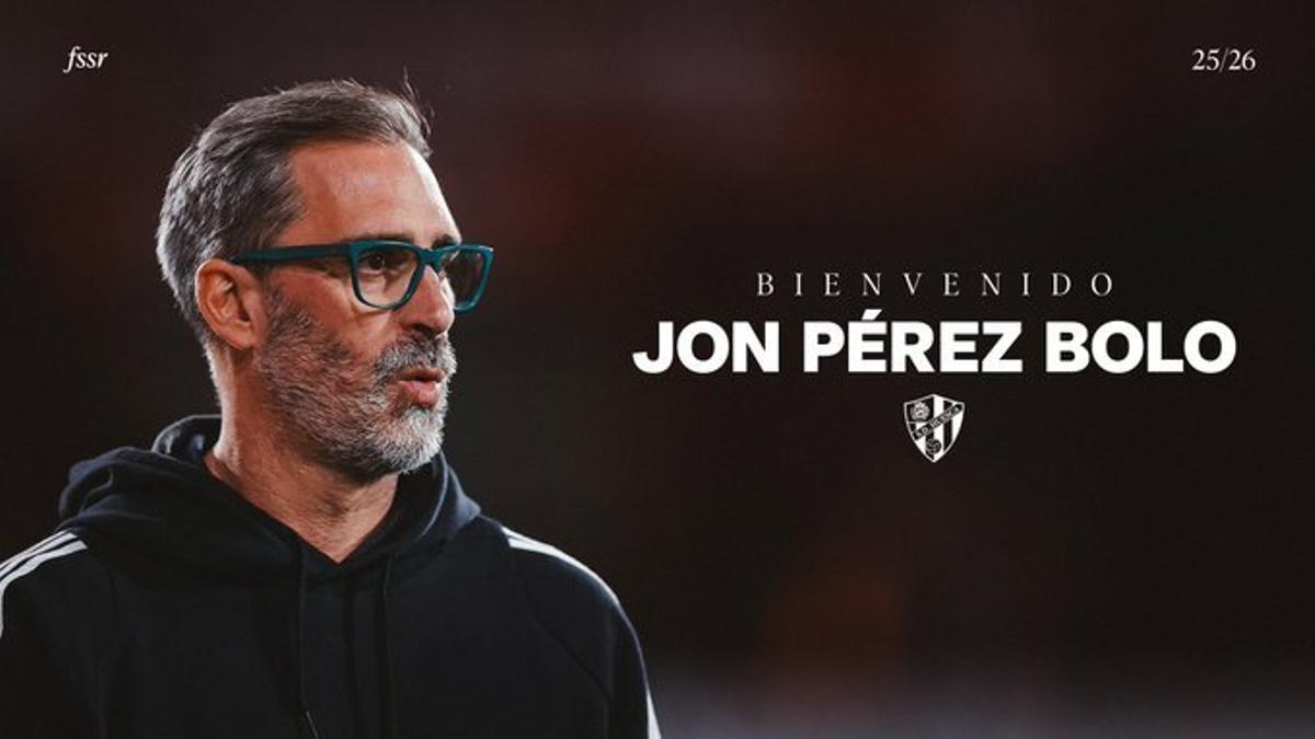 El Huesca hace oficial la llega de Jon Pérez Bolo como nuevo entrenador.