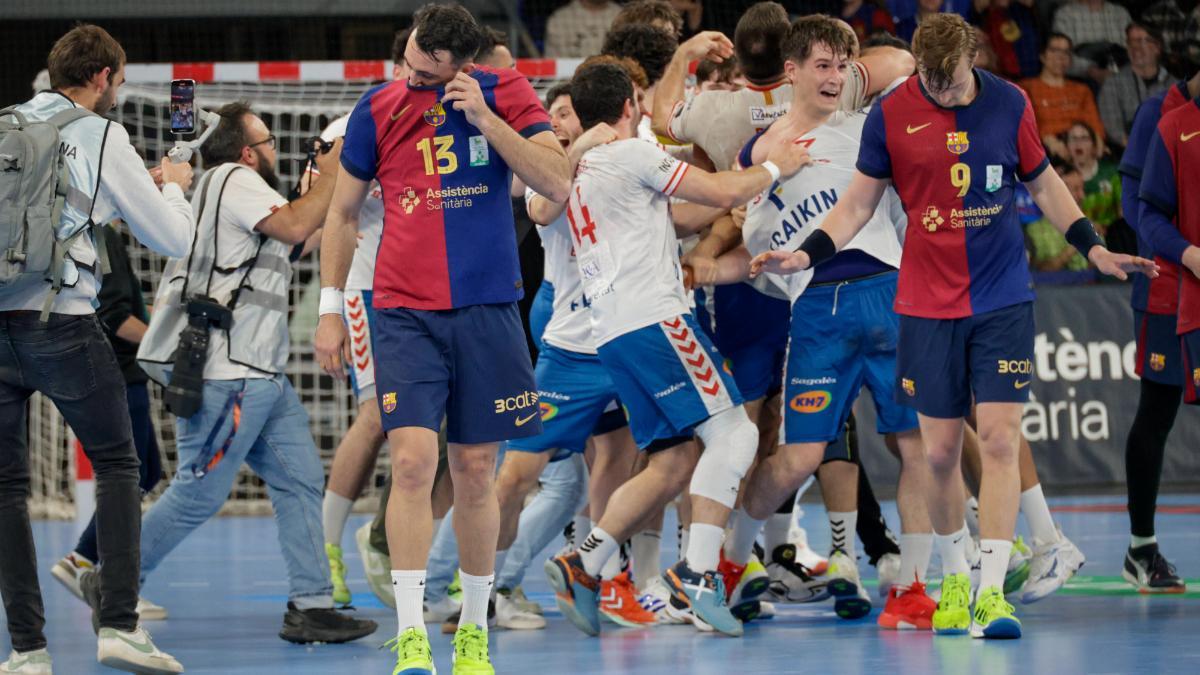 El Fraikin Granolers celebra una victoria en el Palau