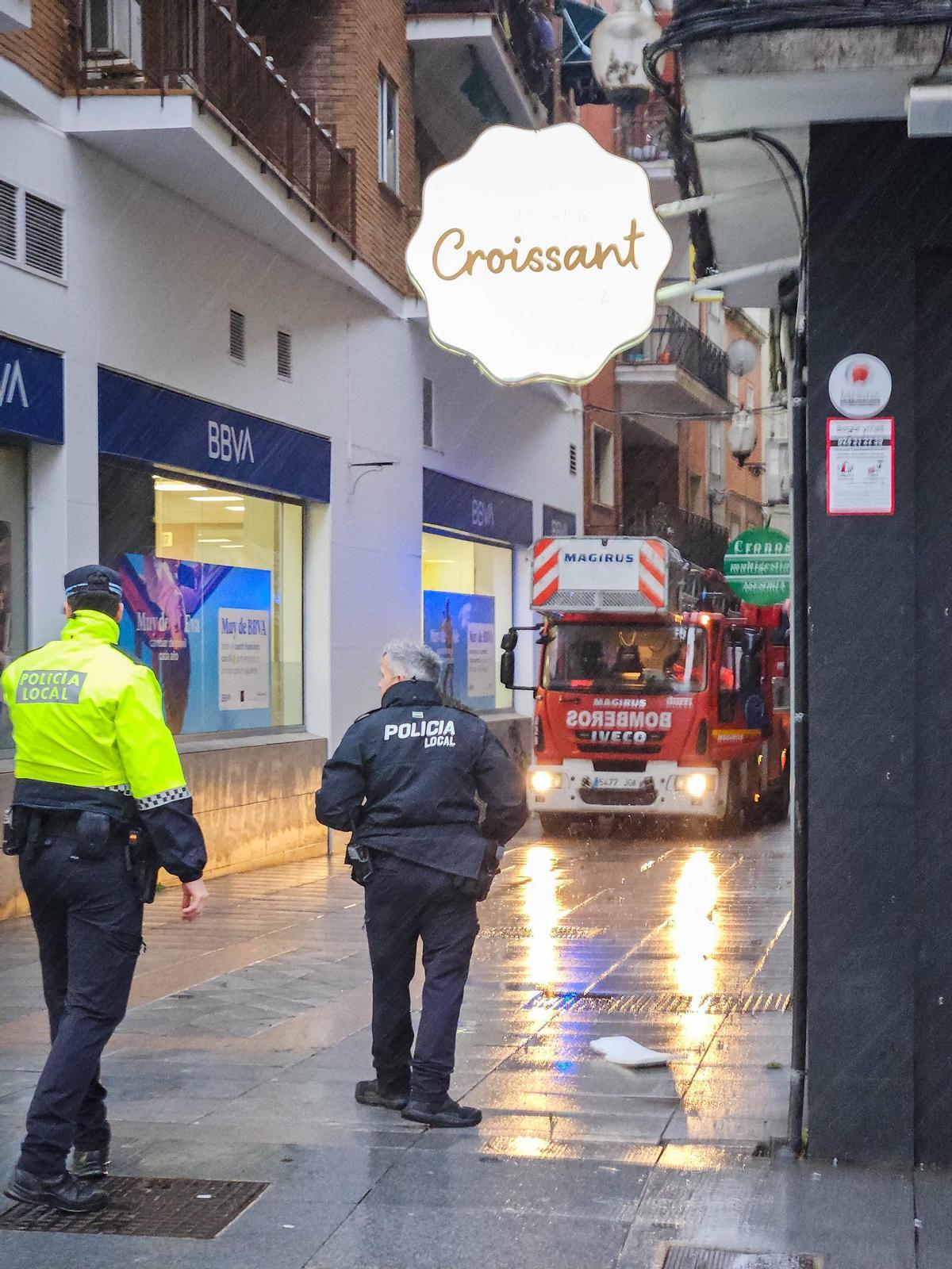 Efectos del temporal Leonardo a su paso por Mérida