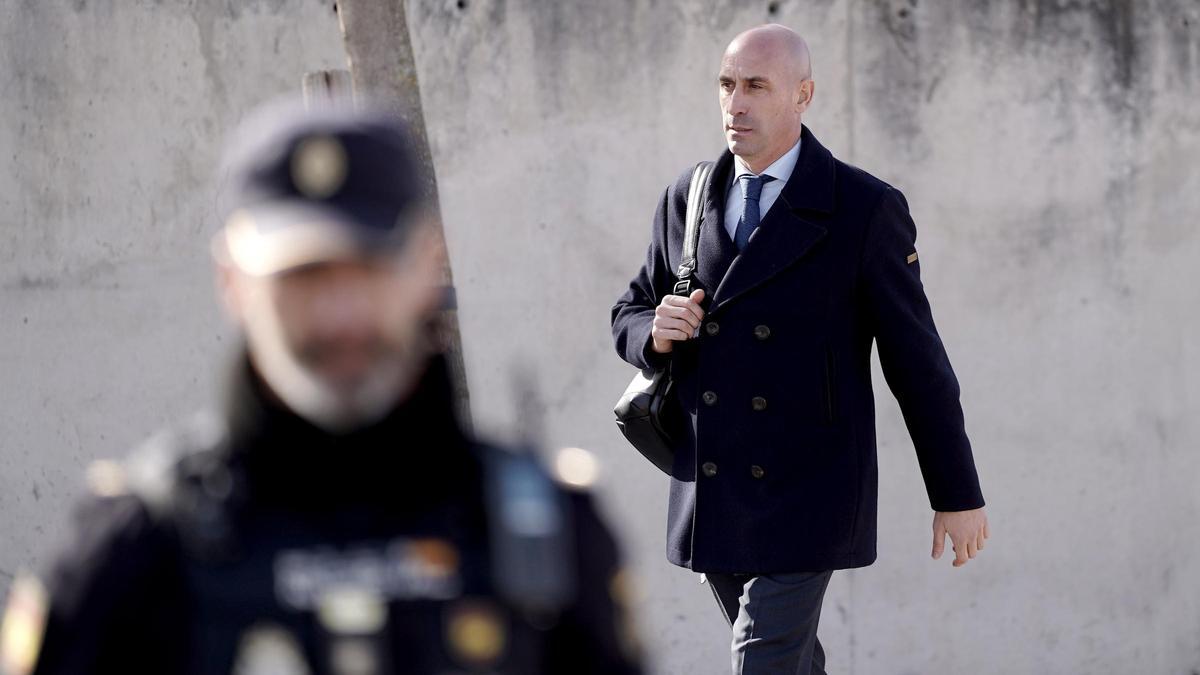 Luis Rubiales en la Audiencia Nacional.